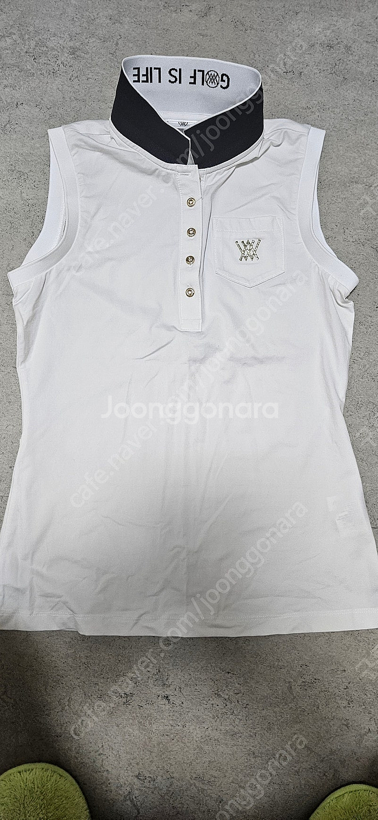 어뉴 정품 골프 티셔츠--0