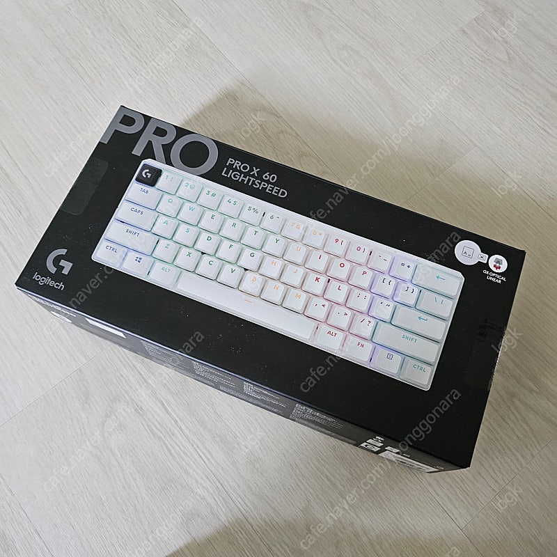 로지텍 G PRO X 60 화이트 리니어축 팝니다