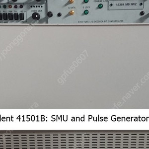 Agilent 41501B SMU and Pulse Generator Expander