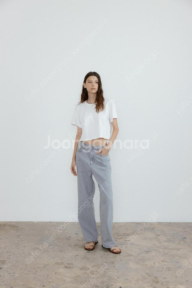 타낫 t/t T/T Toft wide denim (gray) 데님 S--0