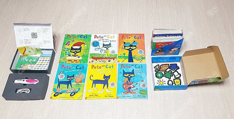 마마펜 + 메이지 maisy 36권 + pete the cat 6권