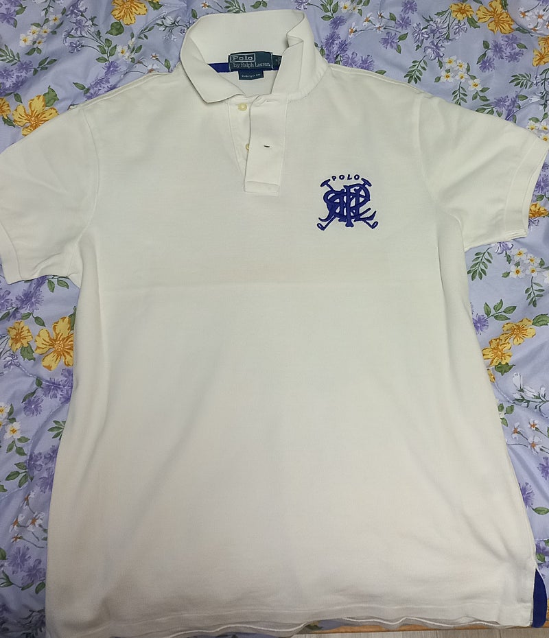 폴로 랄프로렌 반팔 카라티 흰색 polo ralph lauren supplier 95-M