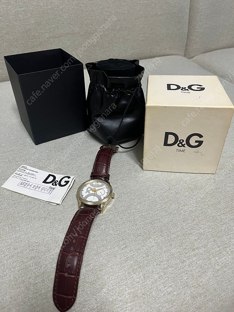 돌체앤가바나 남성 손목시계 미사용 D&G
