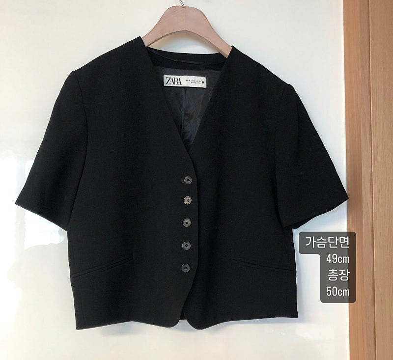 ZARA 자라 크롭 반팔 자켓 59000원