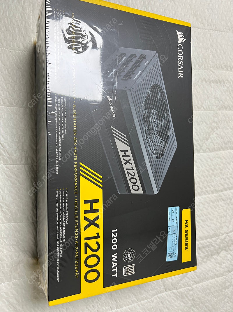 커세어 corsair 파워서플라이 HX1200 미개봉 새재품