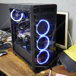 게임용 게이밍 컴퓨터 i9 9900K RTX2080TI 수냉 풀박스