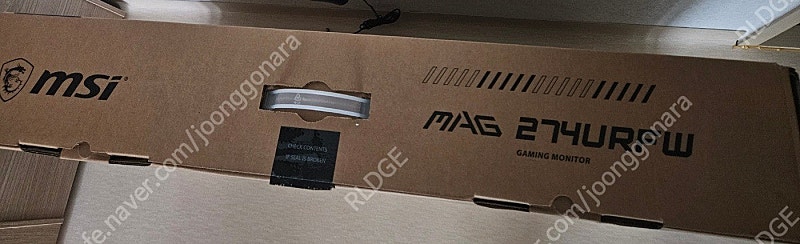 MSI MAG 274URFW IPS 게이밍 4K 160hz 화이트모니터판매