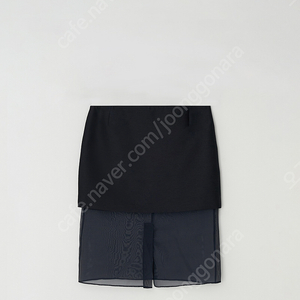 아뜰리에 에디션 Organza Mini Skirt (navy)