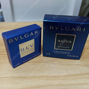 불가리 BLV 5ml, 아쿠아15ml 미니어처