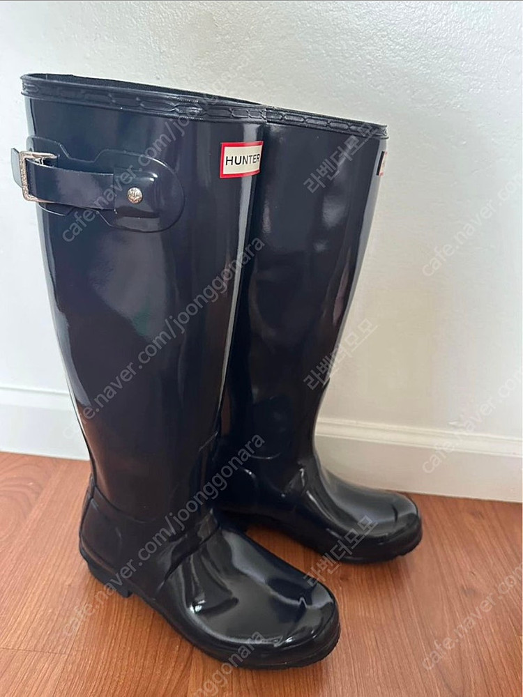 새상품 헌터 오리지널 레인부츠 네이비 글로시--2