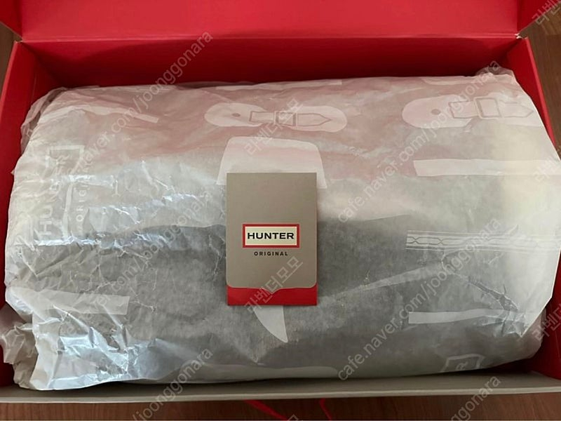 새상품 헌터 오리지널 레인부츠 네이비 글로시--6