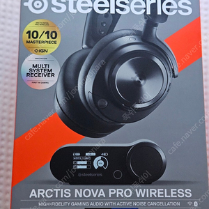 Arctis nova pro wireless 아크티스 노바 프로 무선 팝니다(1회착용 민트급)