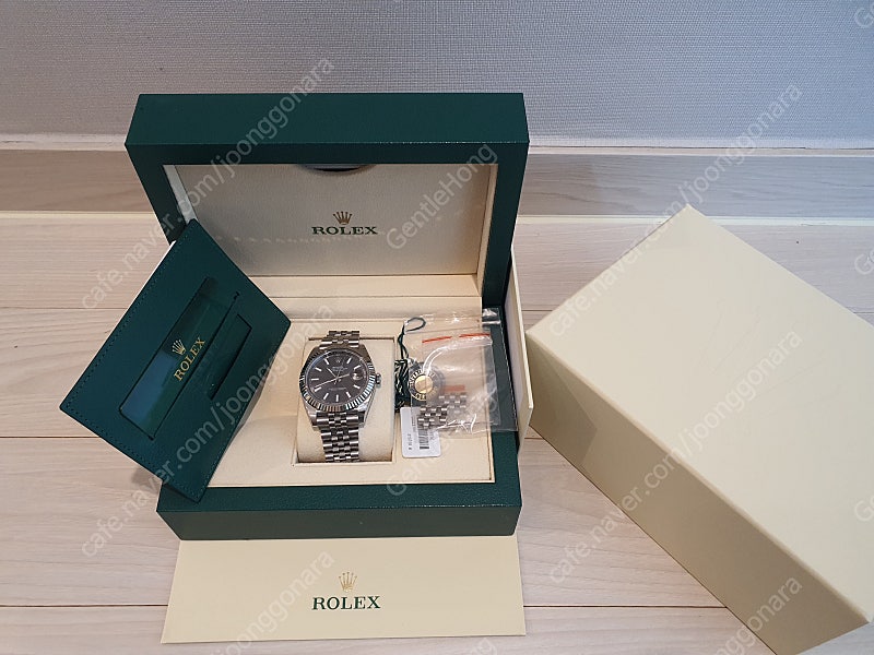 ROLEX 로렉스 시계 데이저스트 슬레이트 쥬빌리 스틸 41mm 판매