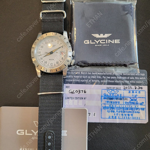 Glycine Airman Vintage NOON 40 GL0376 에어맨 빈티지 눈 글라이신 코리아 정품 판매합니다.