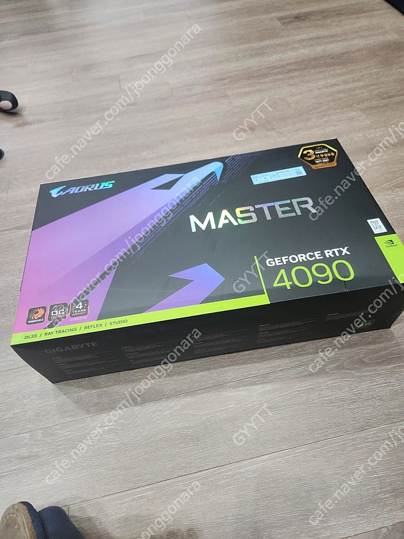 기가바이트 RTX4090 어로스마스터 미개봉