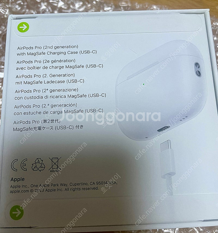 에어팟 프로2 USB-C type 미개봉 새상품--1