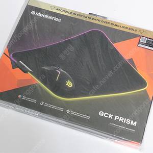 스틸시리즈 QcK Prism Cloth Medium 게이밍 마우스패드 미개봉 새제품 팝니다.