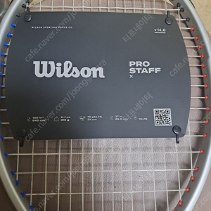 wilson LAVER CUP PRO STAFF 315g v14 2그립 4 1/4 16x19 vancouver 한정판 새제품