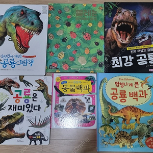 공룡,벌레 그림책 6권-택포25000원