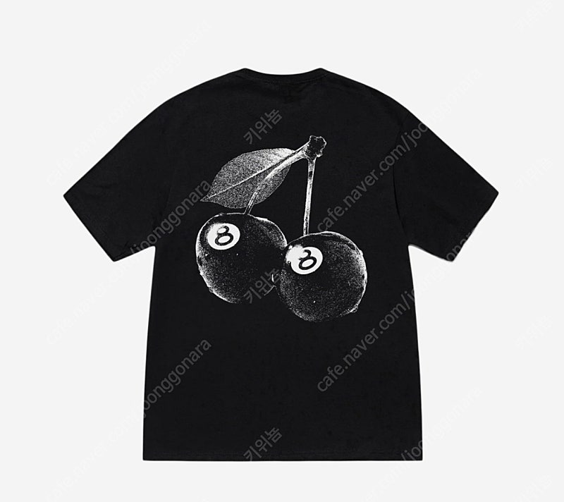 당일 접수) 스투시 체리 티셔츠 블랙 반팔티 M, L