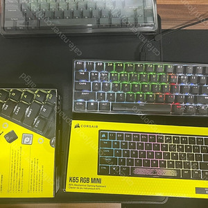 커세어 k65 rgb mini 판매합니다