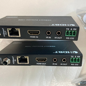 이지넷유비쿼터스 HDMI EXTENDER 150M HDBase-T 거리연장기 RS-232 새상품