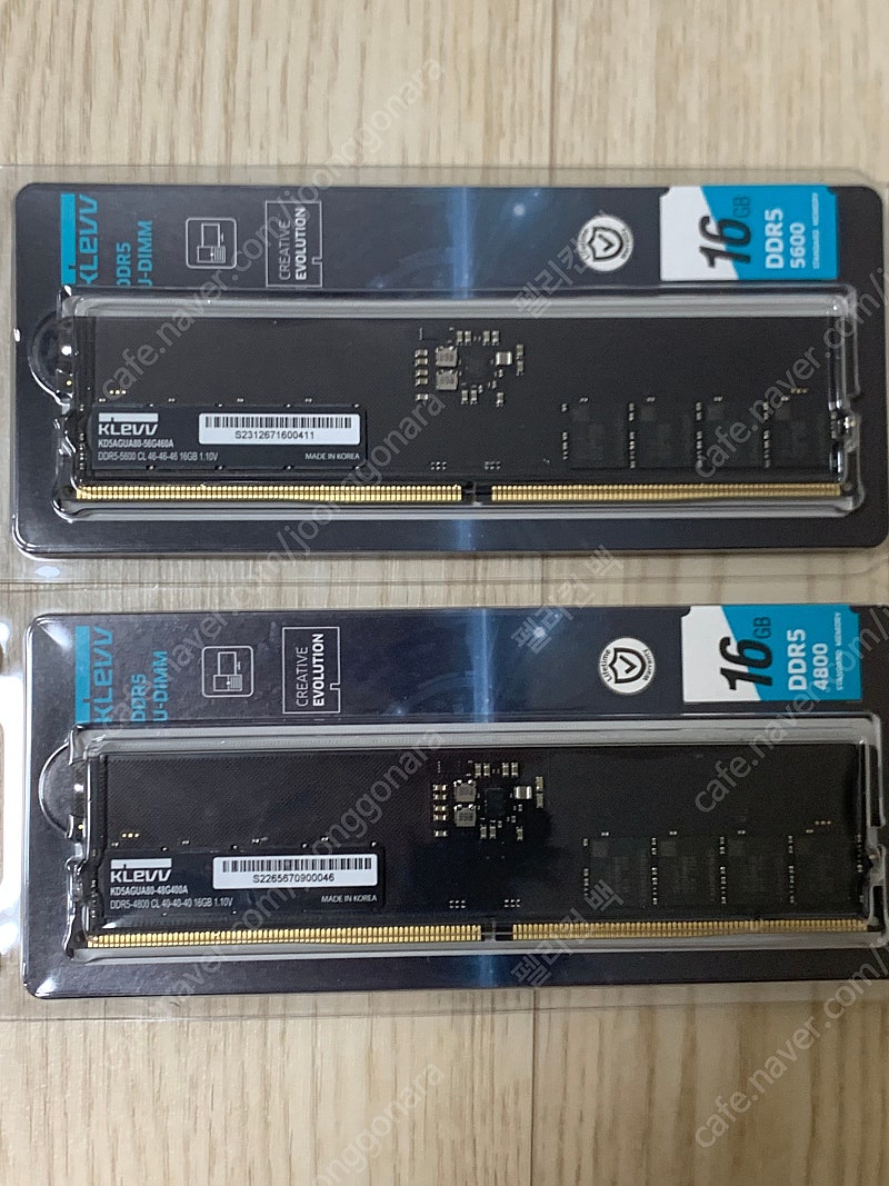 에센코어 ddr5 16gb 2개 (총 32gb)