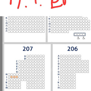 [한화] 고척 3루 7.9(화)~7.10(수) 다크버건디석 3연석/ 외야커플석