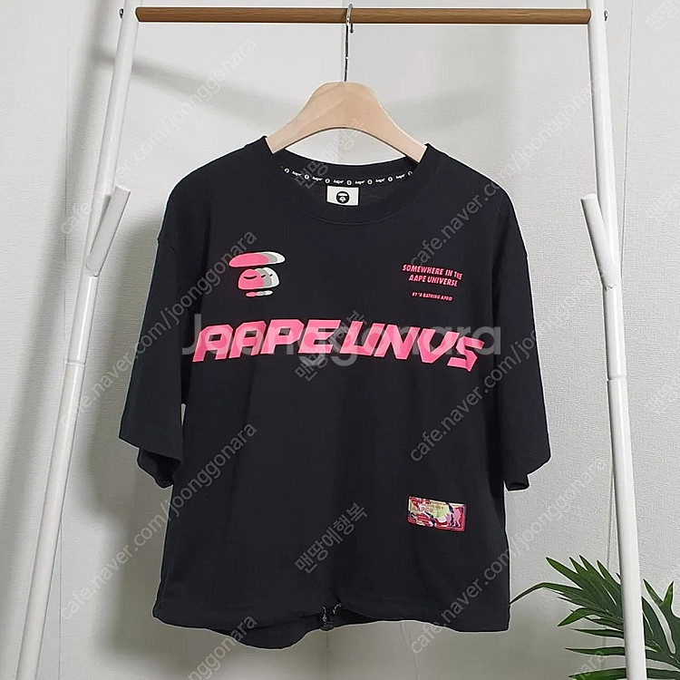 베이프 Aape 핑크로고 반팔티셔츠--0