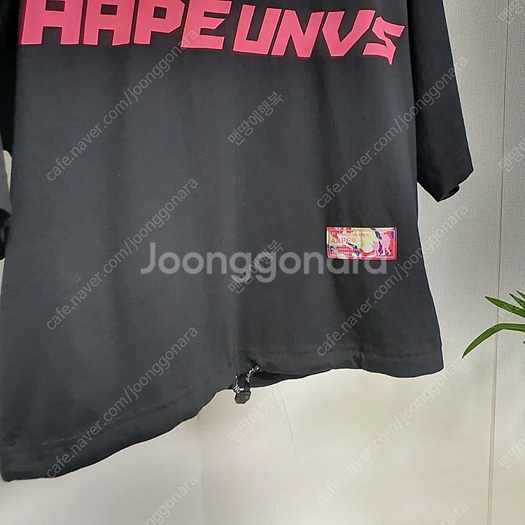베이프 Aape 핑크로고 반팔티셔츠--2