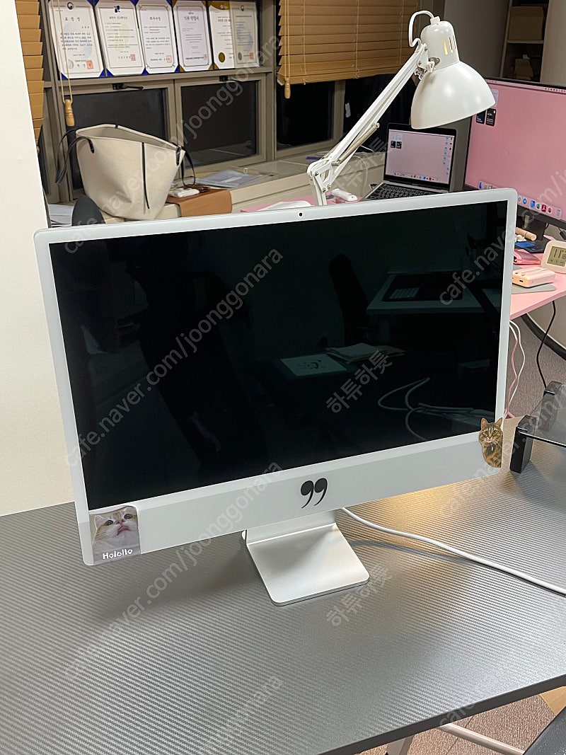 [서울/강남/역삼동] Apple 2021 아이맥 24, 실버, M1, SSD 512GB, Retina 4.5k (2023년 제조 / 9월 구매)