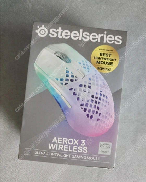 Steel Aerox3 (에어록스3) 스틸 에어록스 무선 마우스 미개봉 새상품