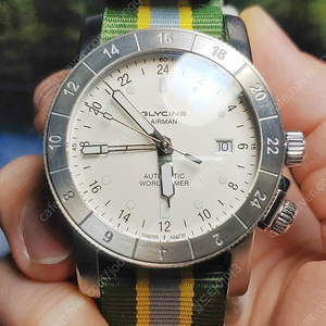 급처 가격인하) 글라이신 에어맨 GL0067 Glycine Airman 42 GMT (21Jewels 스위스 ETA2893무브먼트)