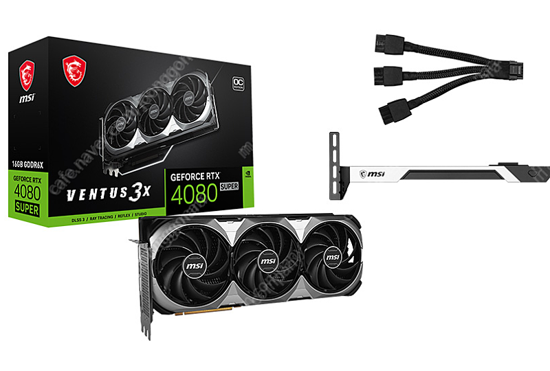 [마지막가격내림]미개봉 [MSI 지포스 RTX 4080 SUPER 벤투스 3X OC D6X 16GB] 판매합니다.