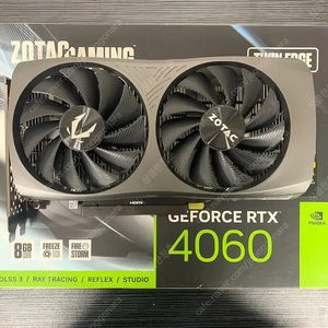 RTX4060 그래픽카드 zotac