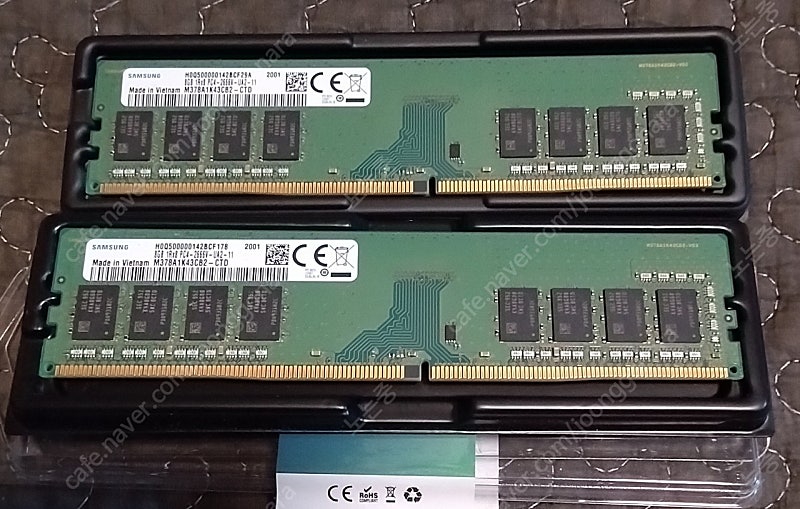 삼성 ddr4 2666v 8g*2=16g 팝니다