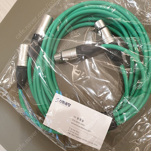 카나레 L-4E6S 뉴트릭 XLR 스피커 케이블 3M 2개