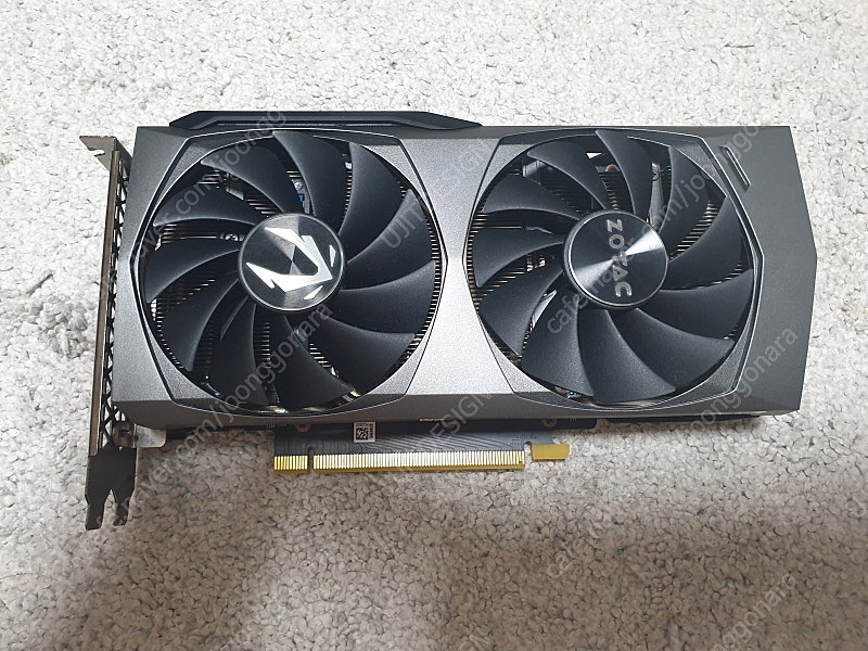 신품동일, 사용시간 없음^^ ZOTAC RTX3060TI TWIN EDGE OC LHR 8GB