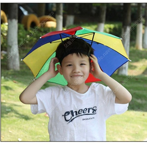 (어린이.여성용/2,000원)우산모자 아동우산모자 어린이우산모자 아동낚시모자 아동야외 햇빛가리개우산