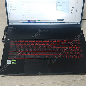 17인치 게이밍 노트북 MSI GF75,i7-10750H, gtx1050