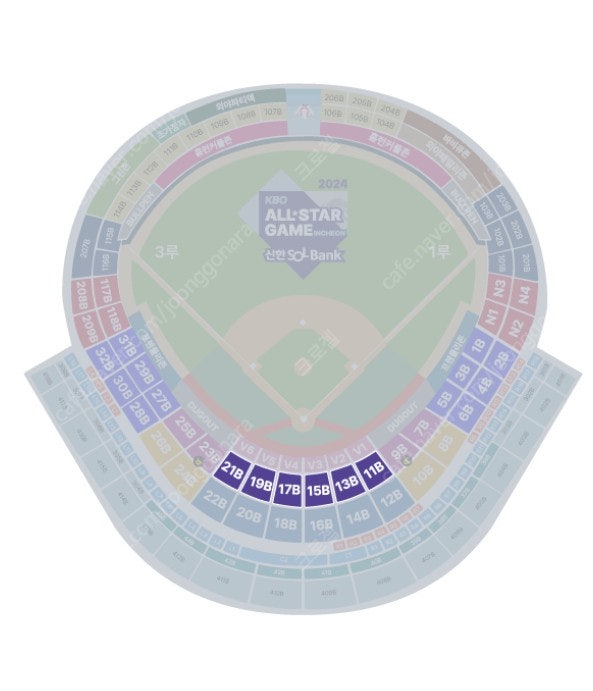 2024 7/5 금요일 KBO 올스타전 퓨처스리그 1층 테이블석 (2인) 정가 이하 양도