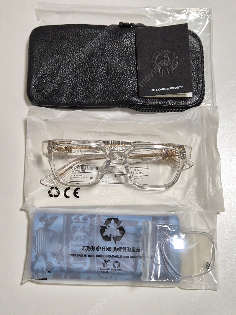 크롬하츠 안경 바질리오네어2 투명 새제품 판매