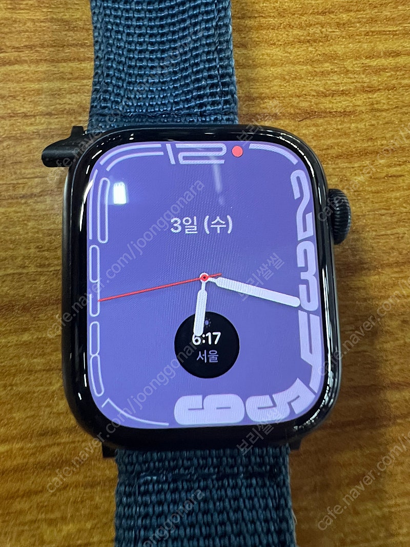 애플워치7 41mm gps 미드나잇 배터리성능90%