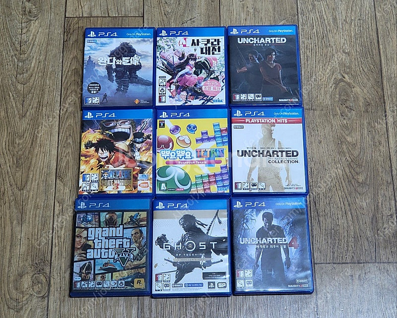 창원)ps4 게임 팝니다 9개--0
