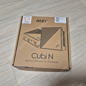 MSI 미니 PC CUBI N100 ADL 4G+M.2 128G 윈도우 11 홈 포함