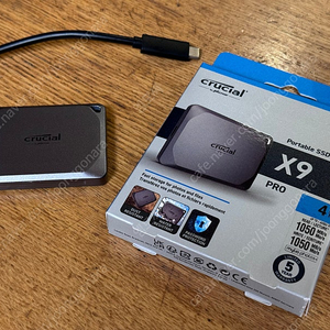 크루셜 X9 Pro 외장 SSD Crucial SSD 4TB