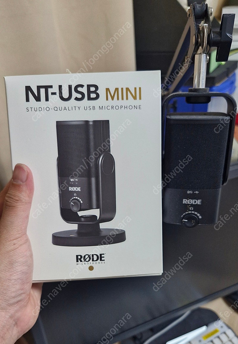 로데 NT-USB MINI 마이크 + 관절 판매합니다