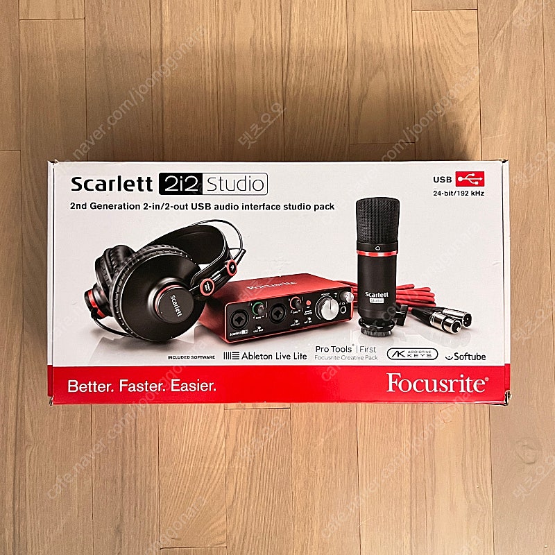 Focusrite 포커스라이트 2세대 스칼렛 2i2 오인페 (오디오 인터페이스 + 마이크 + 헤드폰)