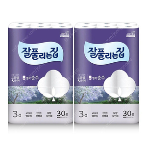 선착순)잘풀리는집 명작 순수 화장지 휴지 30미터 30롤2팩 무료배송25900원