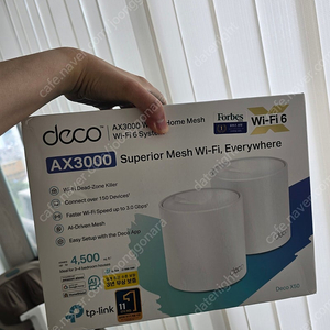 티피링크 AX3000 Deco X50(2팩) 메시와이파이 Wi-Fi 6 기가 인터넷 공유기